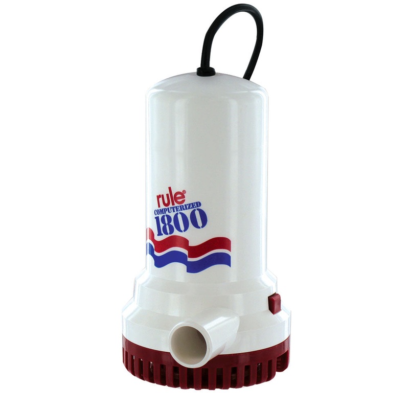 Rule 1800GPH Sump/Utility Pump w/24′ 110vac Cord [A53S-24]