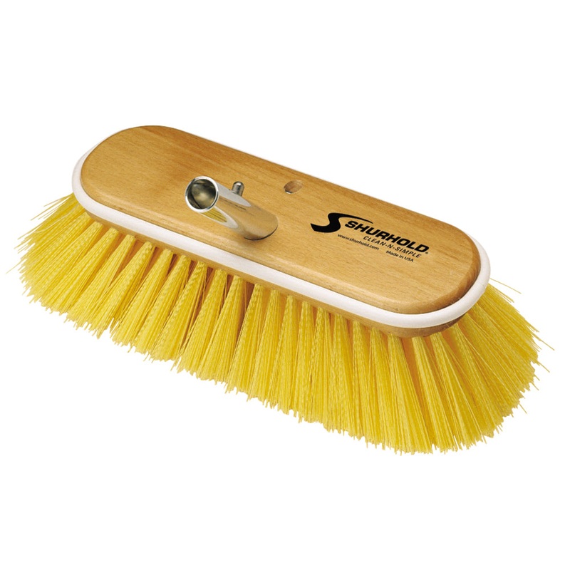 Shurhold 10″ Polystyrene Medium Bristle Deck Brush [985]