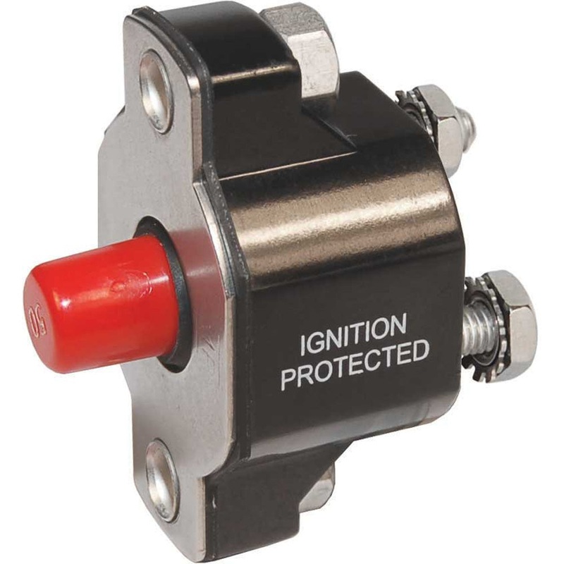 Blue Sea 2141 Medium Duty Push Button Reset-Only – 40A [2141]
