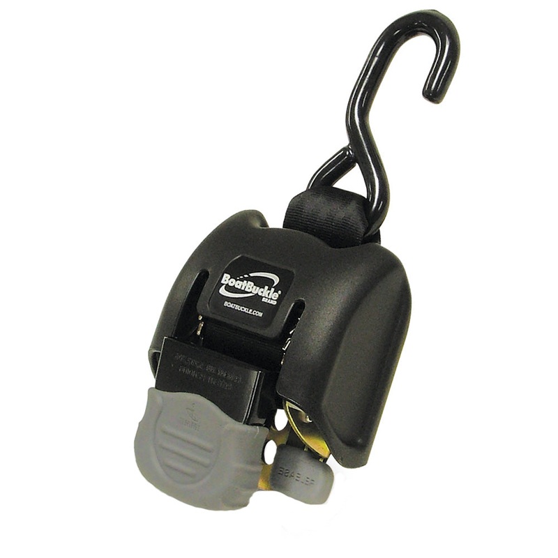 BoatBuckle G2 Retractable Transom Tie-Down – 2″-43″ – Pair [F08893]