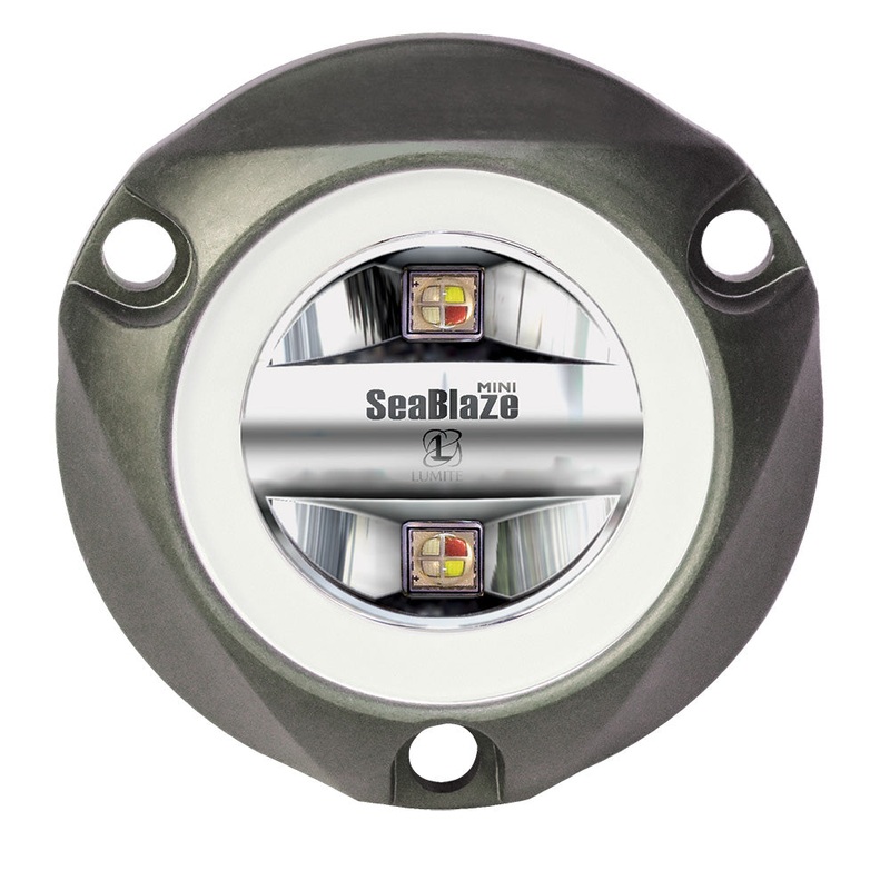 Lumitec SeaBlaze Mini Spectrum LED Underwater Light – PLI-Enabled [101832]