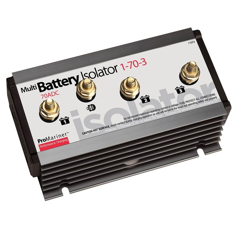ProMariner Battery Isolator – 1 Alternator – 3 Battery – 70 AMP [11073]