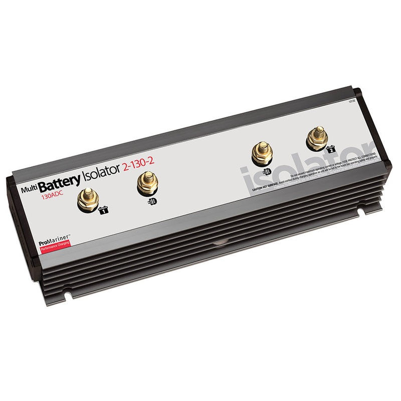 ProMariner Battery Isolator – 130 AMP – 2 Alternator – 2 Battery [12132]