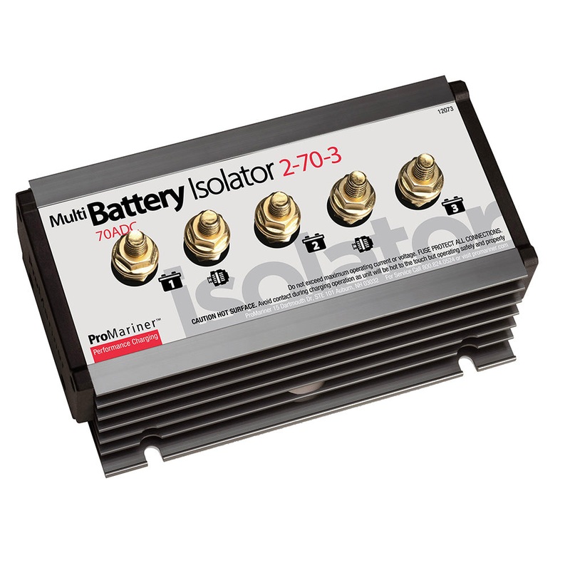 ProMariner Battery Isolator – 2 Alternator – 3 Battery – 70 AMP [12073]