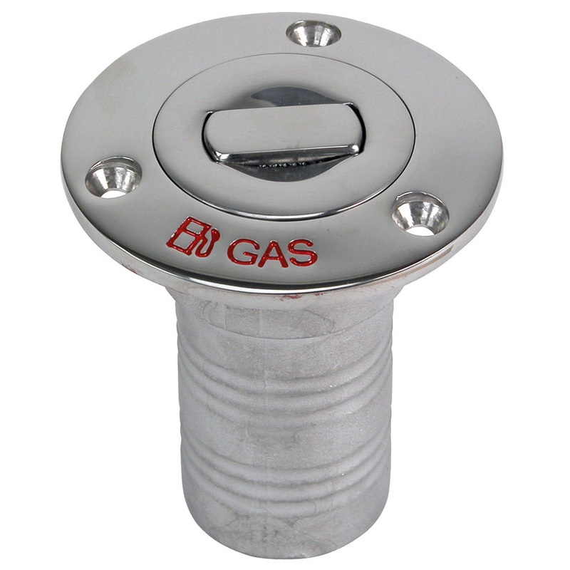 Whitecap Bluewater Push Up Deck Fill – 1-1/2″ Hose – Gas [6993CBLUE]