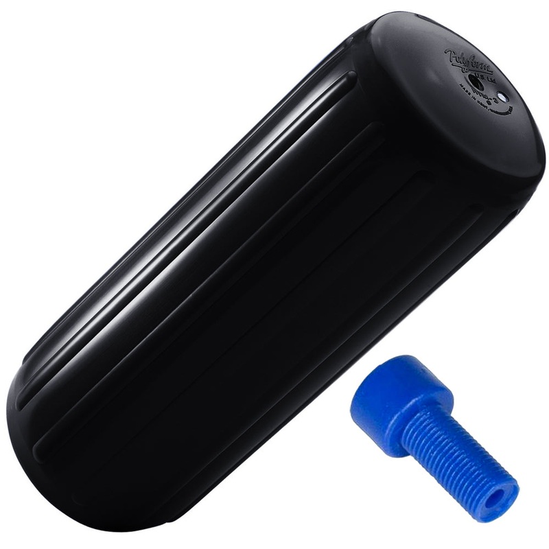 Polyform HTM-1 Fender 6.3″ x 15.5″ – Black w/Adapter [HTM-1 BLACK W/AIR ADAPTER]