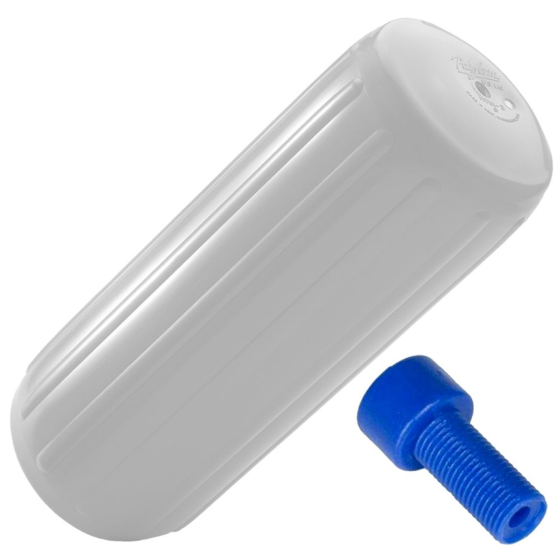 Polyform HTM-4 Fender 13.5″ x 34.8″ – White w/Adapter [HTM-4 WHITE W/AIR ADAPTER]