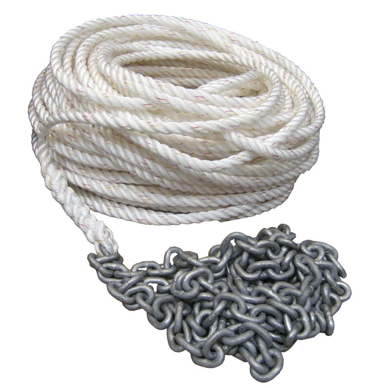 Powerwinch 150′ of 1/2″ Rope 10′ of 1/4″ HT Chain Rode [P10293]