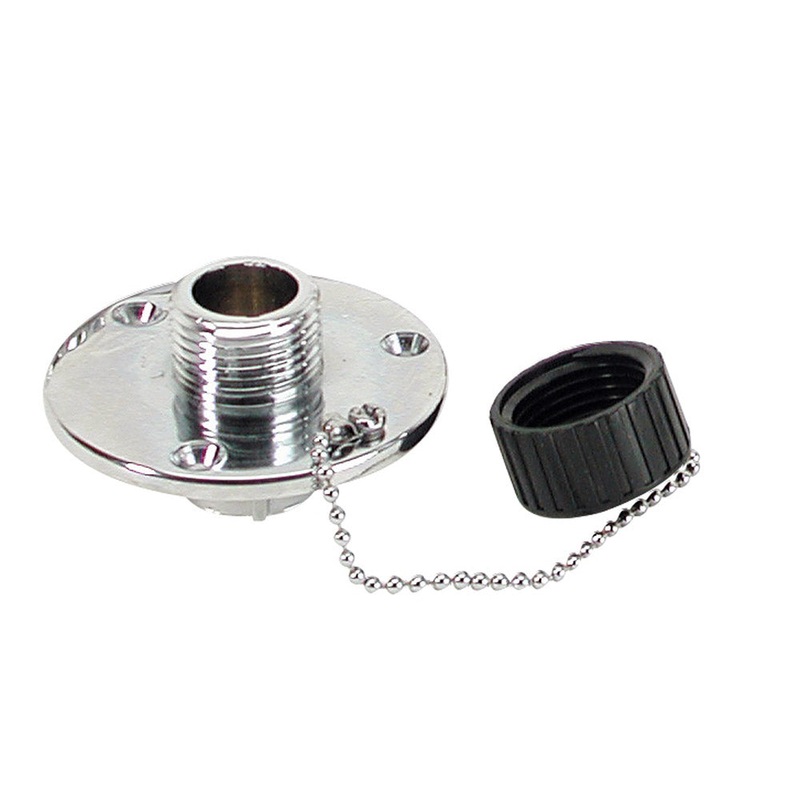 Whitecap C.P. Brass Outlet 2-3/4″ Base 1″ Depth [P-2454C]