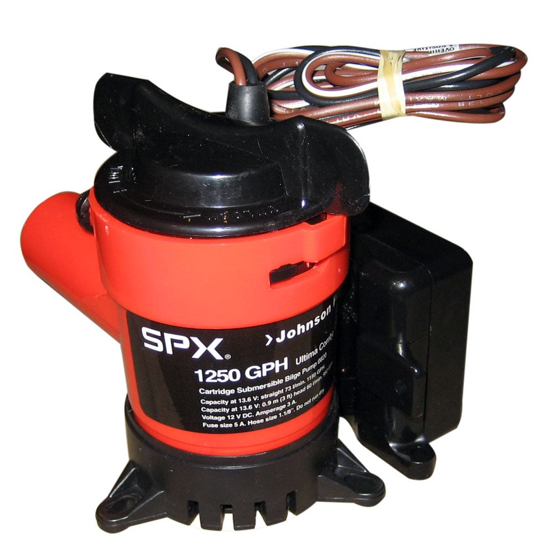 Johnson Pump 1250 GPH Ultima Combo Pump 1-1/8″ Hose 12V [08203-00]