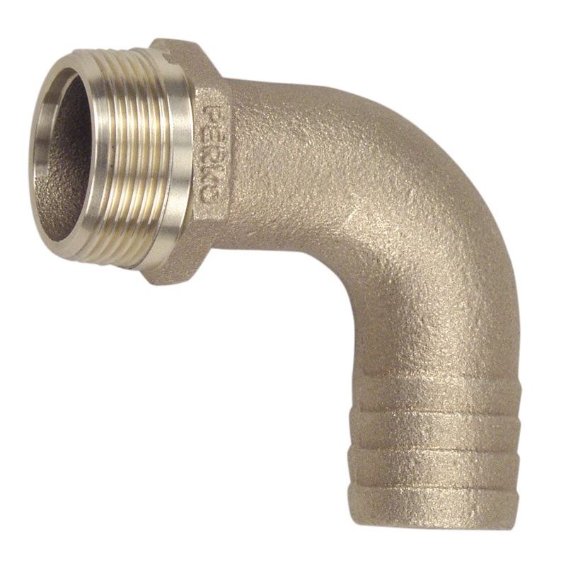 Perko 3/4″ Pipe To Hose Adapter 90 Degree Bronze MADE IN THE USA [0063DP5PLB]