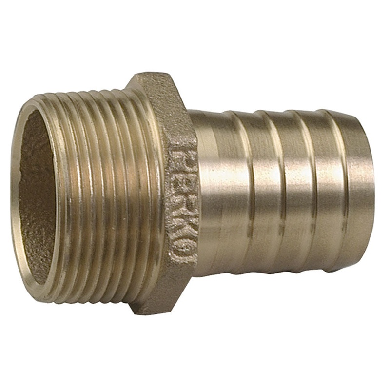 Perko 3/4″ Pipe to Hose Adapter Straight Bronze MADE IN THE USA [0076DP5PLB]