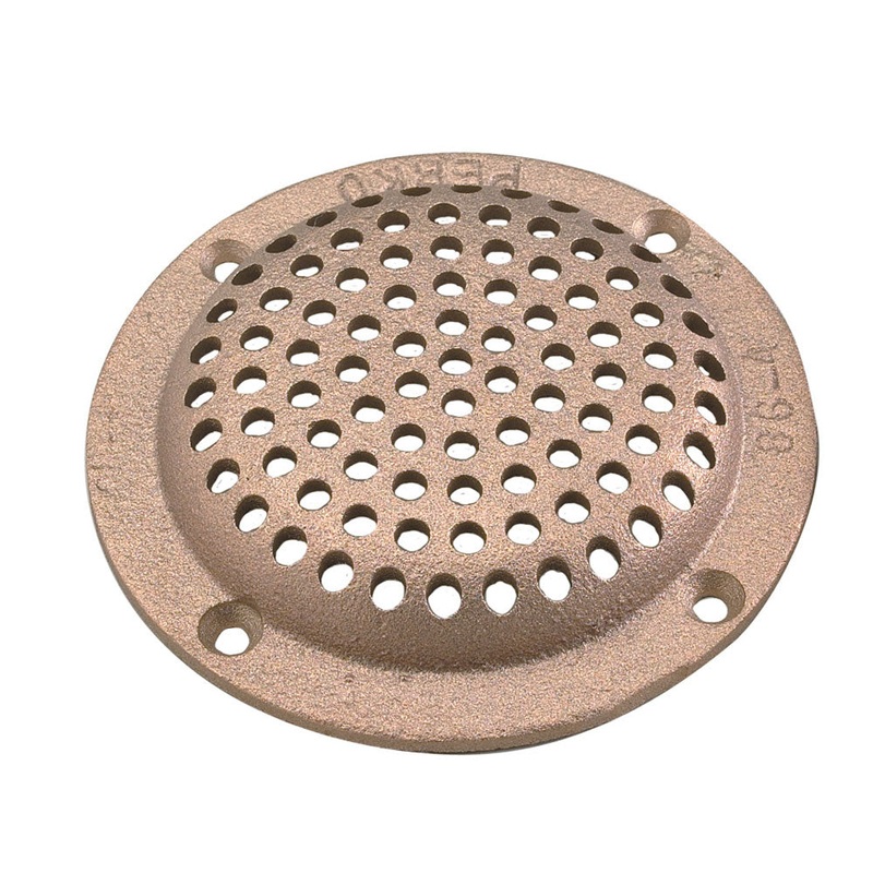 Perko 4″ Round Bronze Strainer MADE IN THE USA [0086DP4PLB]