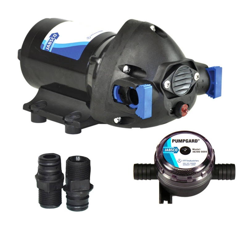 Jabsco Par-Max Shower Drain/General Purpose Pump – 3.5GPM-25psi-12VDC w/Strainer [32601-0092]