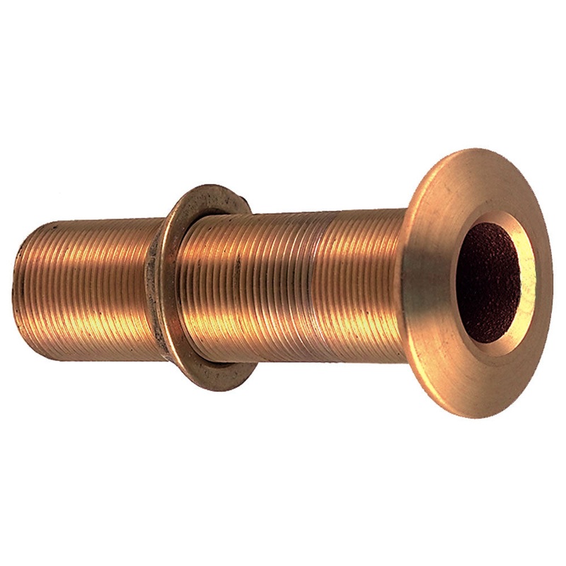 Perko 3/4″ Thru-Hull Fitting w/Pipe Thread Bronze Extra Long – Max Hull 5″ Thick [0348DP5PLB]
