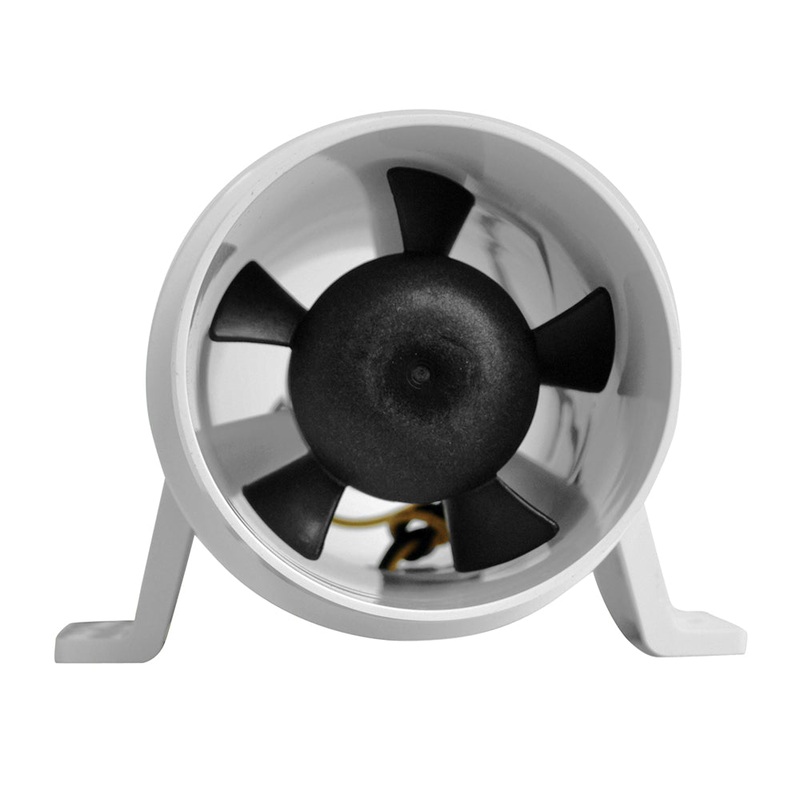 Attwood Turbo 3000 Series Water-Resitant, In-Line Blower – 12V – White [1733-4]