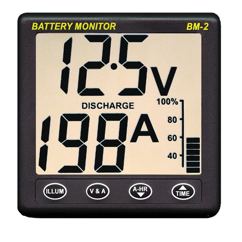 Clipper BM-2 Battery Monitor w/Shunt – 200Amp [BM-2]