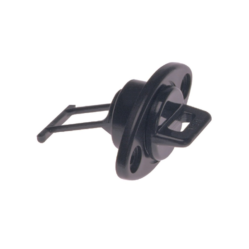 Beckson 1″ Drain Plug Screw Type w/Gasket – Black [DP10-B]