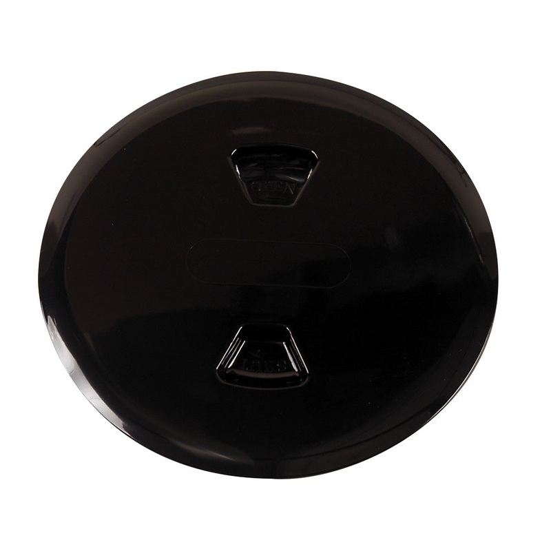 Beckson 5″ Twist-Out Deck Plate – Black [DP50-B]