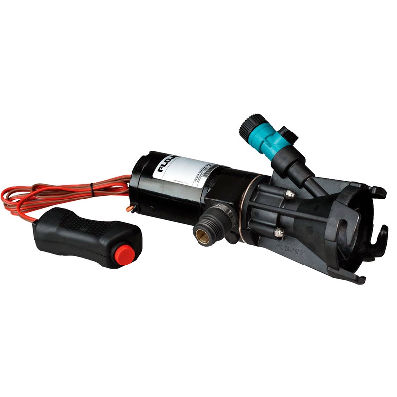 Flojet Portable Self-Priming RV Macerator Waste Pump Kit – 12V [18555000A]