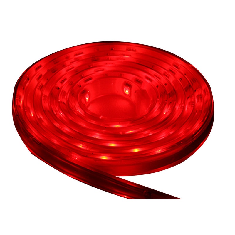 Lunasea Waterproof IP68 LED Strip Lights – Red – 5M [LLB-453R-01-05]