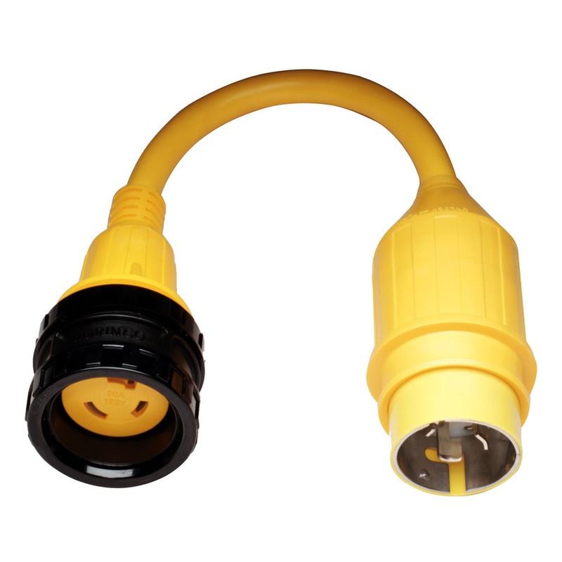 Marinco 110A Pigtail Adapter – 30A Female to 50A Male [110A]