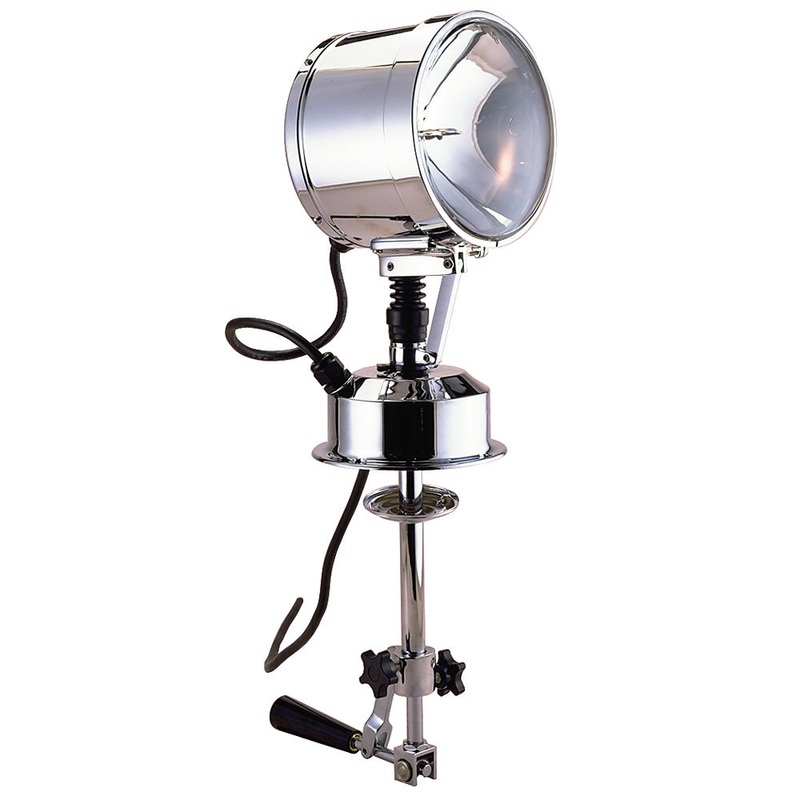 Perko 7″ Searchlight – 12V – Chrome [0314C0712V]