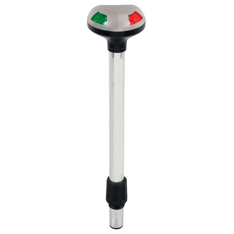 Perko Stealth Series LED Bi-Color 12″ Pole Light – Small Threaded Collar – 2 Mile [1619DP2BLK]