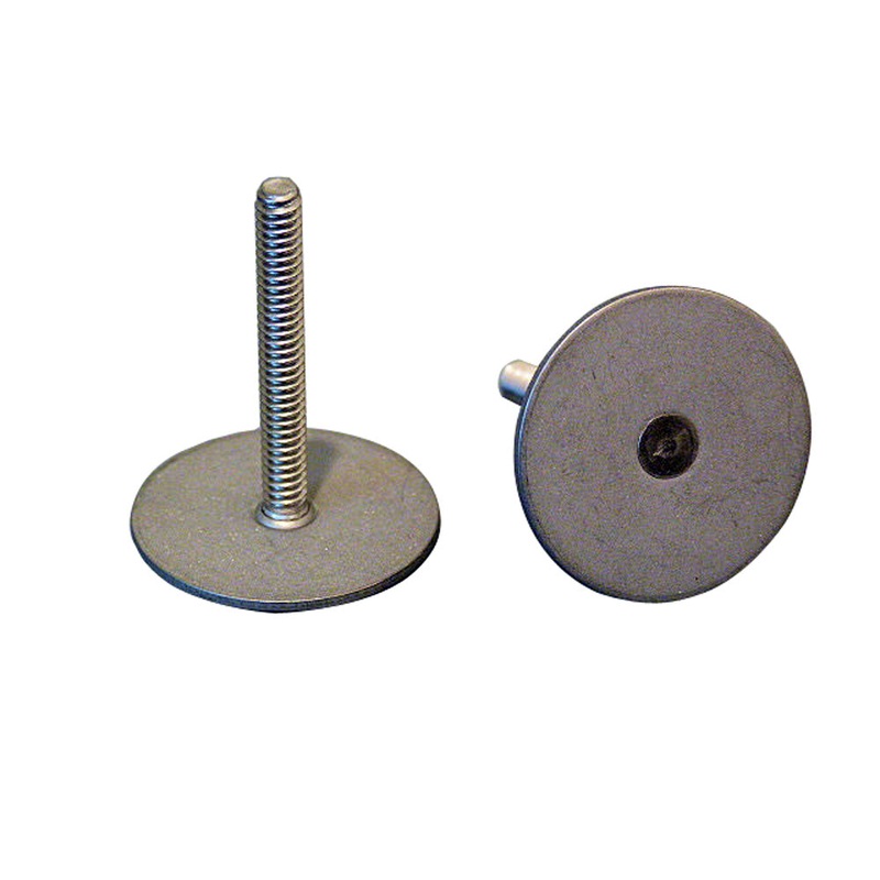 Weld Mount 1.5″ Tall Stainless Steel Stud w/#10 x 24 Threads – Qty. 10 [102424]