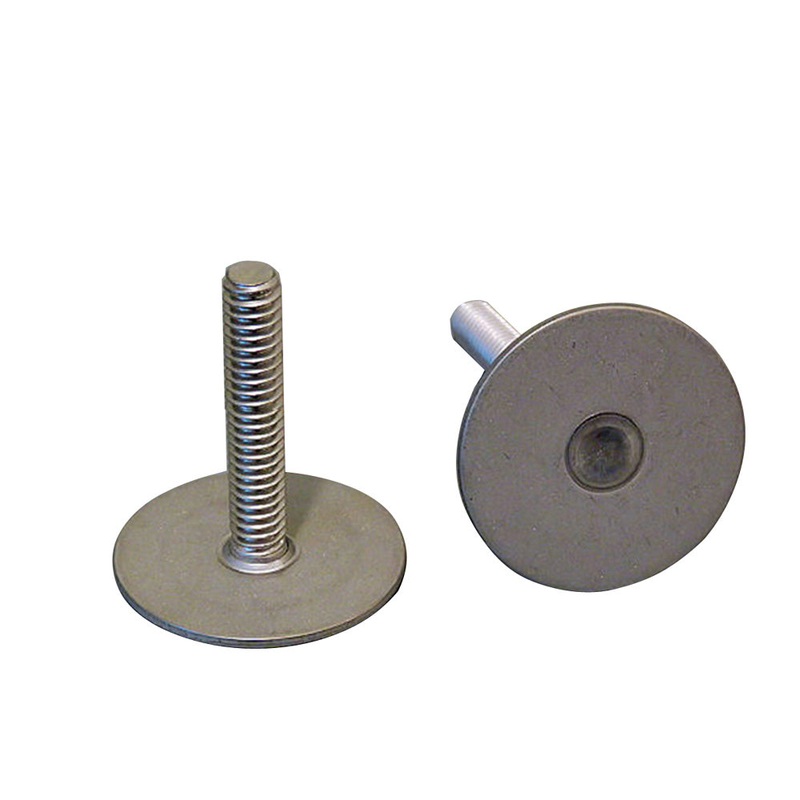 Weld Mount 1″ Tall Stainless Stud w/1/4″ x 20 Threads – Qty. 10 [142016]