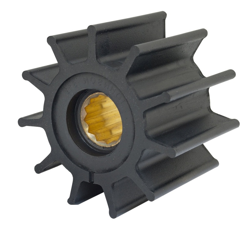 Jabsco Impeller Kit – 12 Blade – Neoprene – 3-” Diameter – Brass Insert – Spline Drive [17935-0001-P]