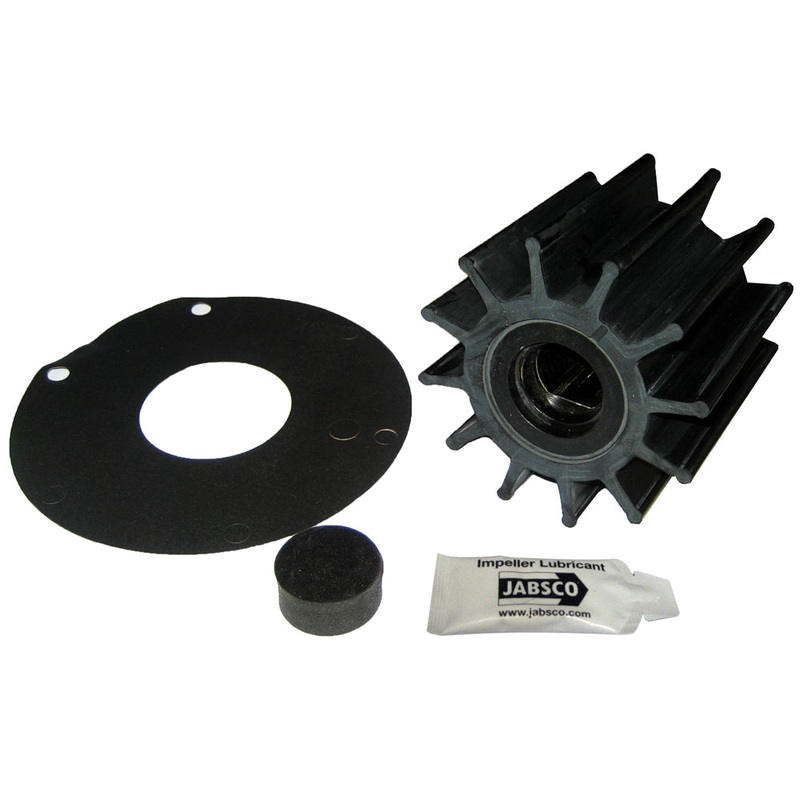 Jabsco Impeller Kit – 12 Blade – Neoprene – 3-” Diameter – Plastic Insert – Double Flat Drive [17370-0001-P]