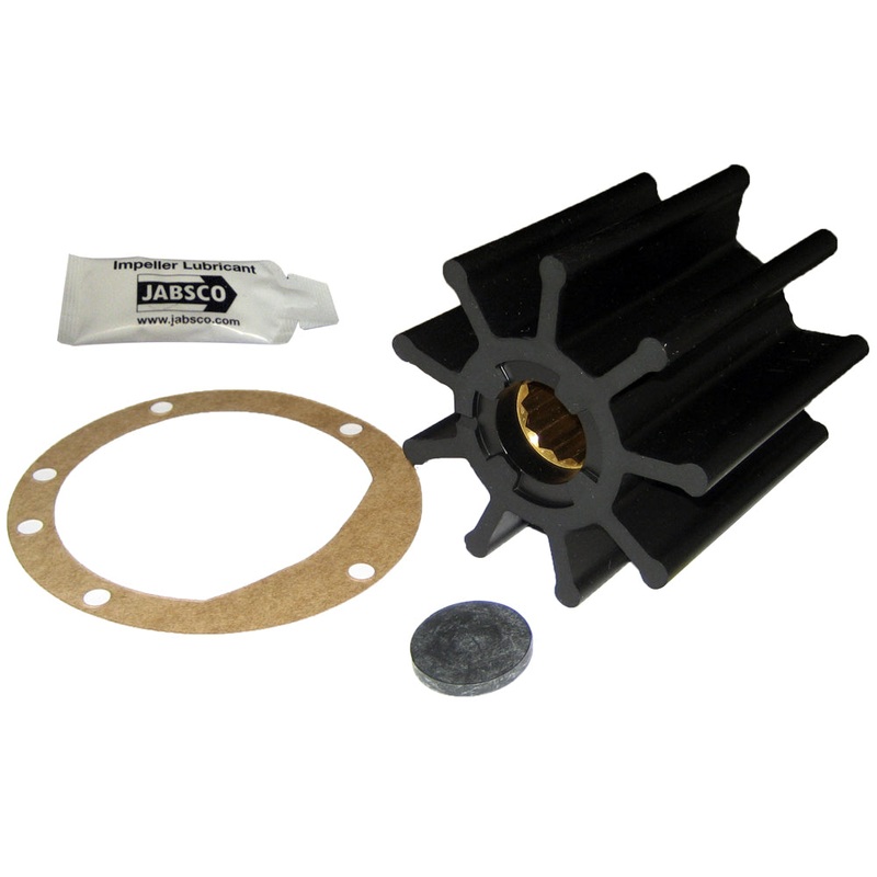 Jabsco Impeller Kit – 9 Blade – Nitrile – 3-3/4″ Diameter x 3-1/2″ W, 1″ Shaft Diameter [6760-0003-P]