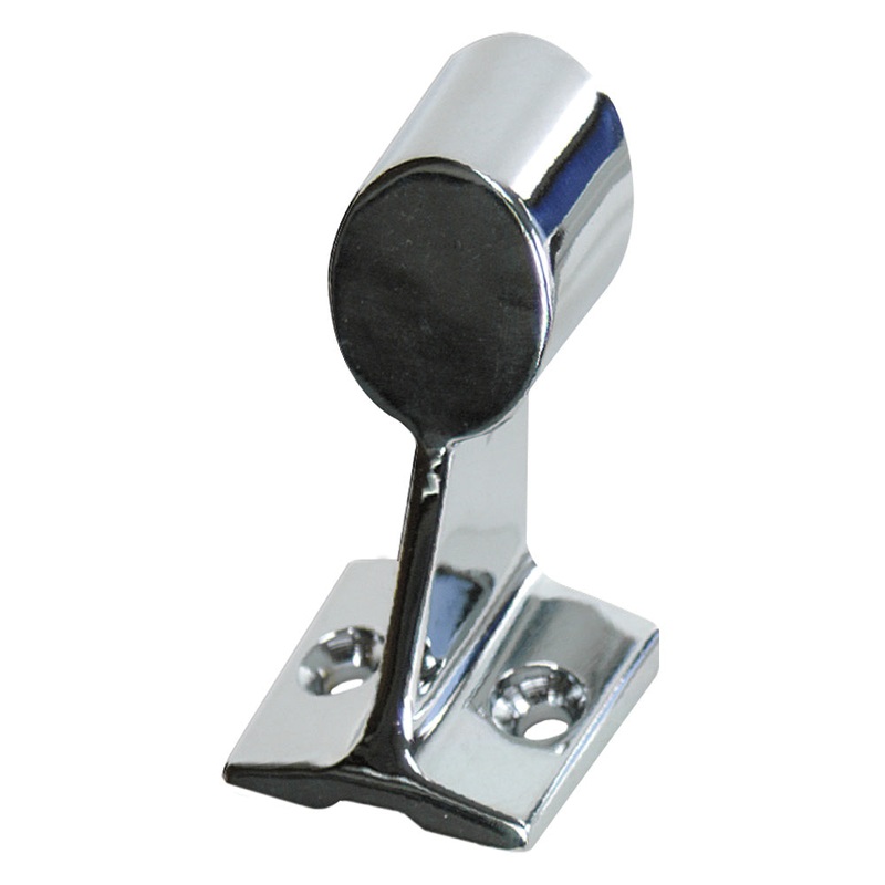 Whitecap Aft Handrail Stanchion – 316 Stainless Steel – 7/8″ Tube O.D. (Left) [6225C]