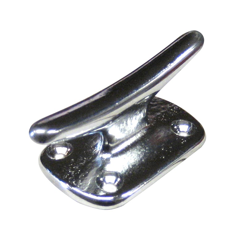Whitecap Fender Cleat – CP/Brass – 2″ [S-0976C]
