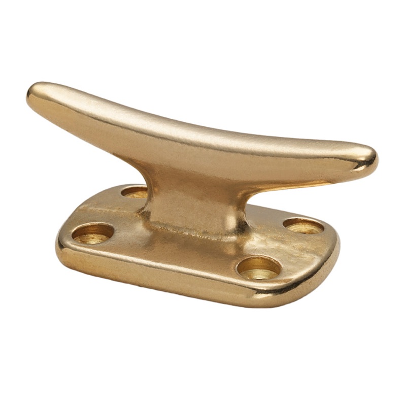 Whitecap Fender Cleat – Polished Brass – 2″ [S-0976BC]