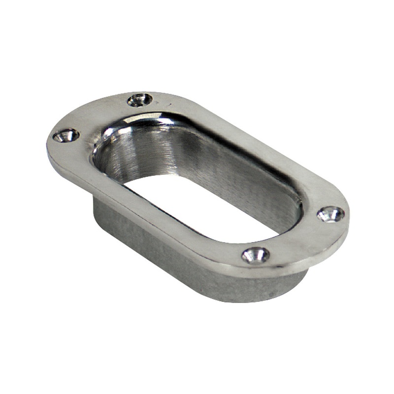 Whitecap Hawse Pipe – 316 Stainless Steel – 1-1/2″ x 3-3/4″ [6223C]