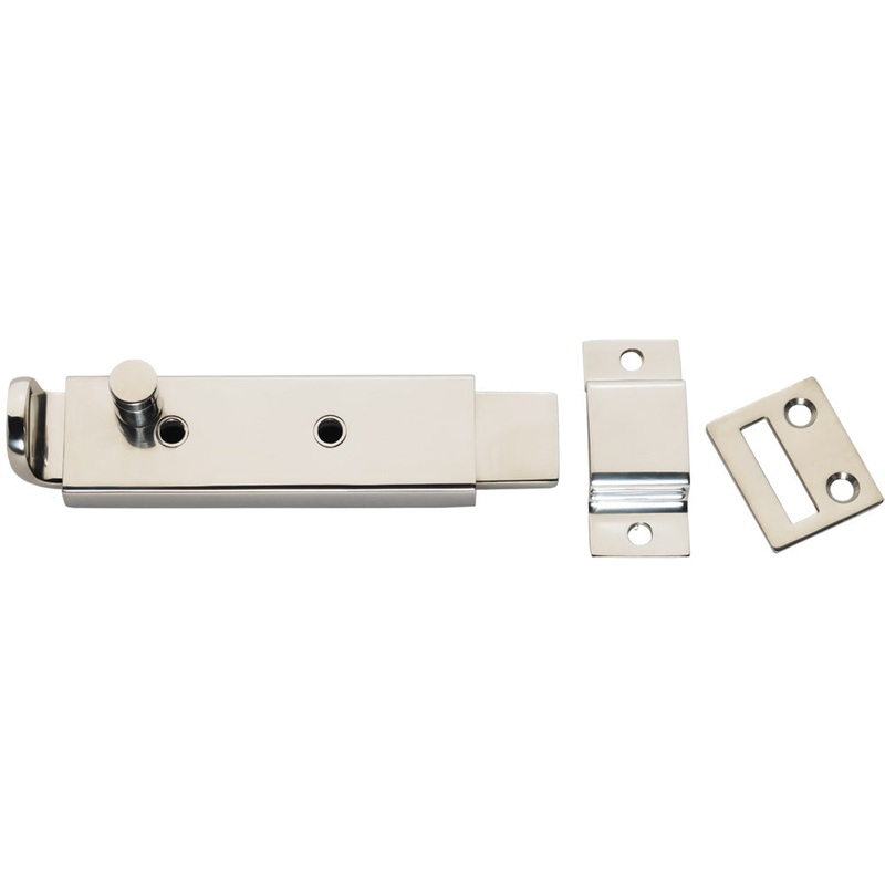 Whitecap Spring Loaded Slide Bolt/Latch – 316 Stainless Steel – 5-5/16″ [S-0588C]