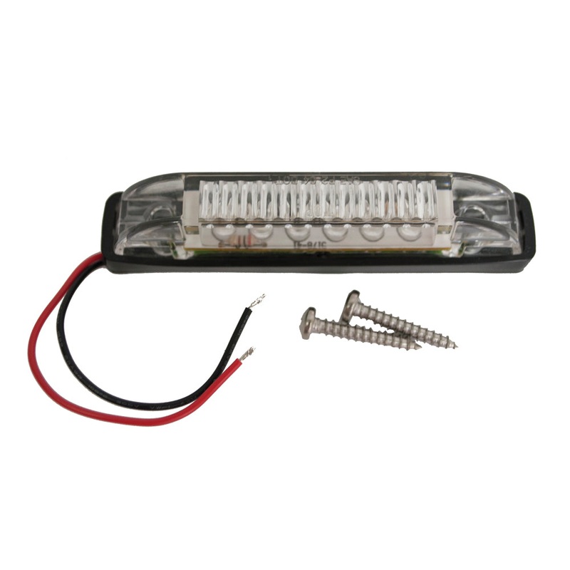 Attwood 4″ LED Utility Courtesy Light – 12V [6355W7]