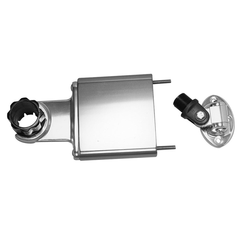 Rupp Standard Antenna Mount Support w/4-Way Base, Spacer & 1.5″ Collar [PAK-0002]