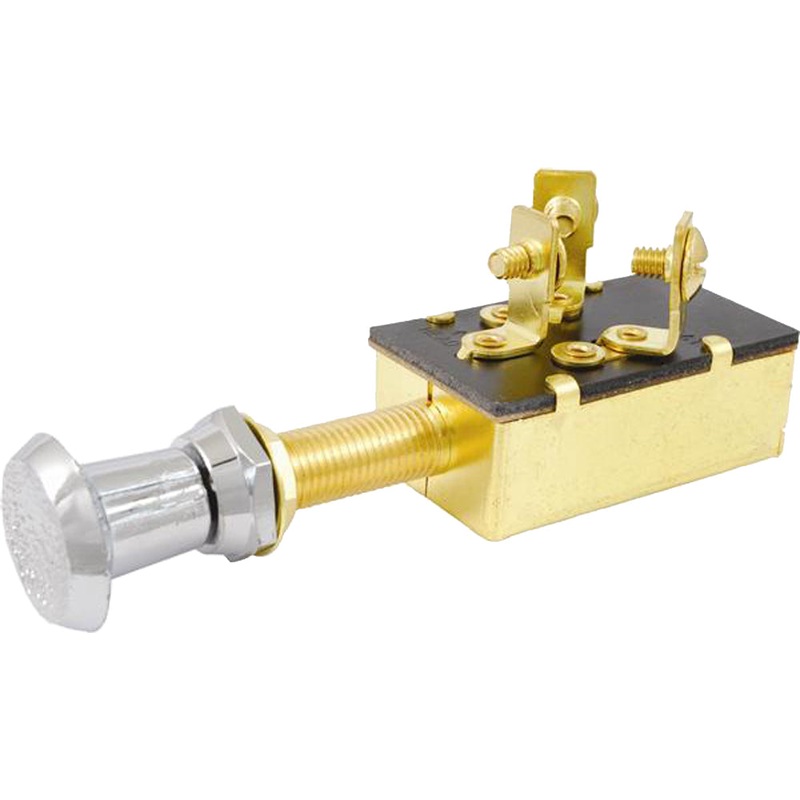 Attwood Push/Pull Switch – Three-Position – Off/On/On [7594-3]