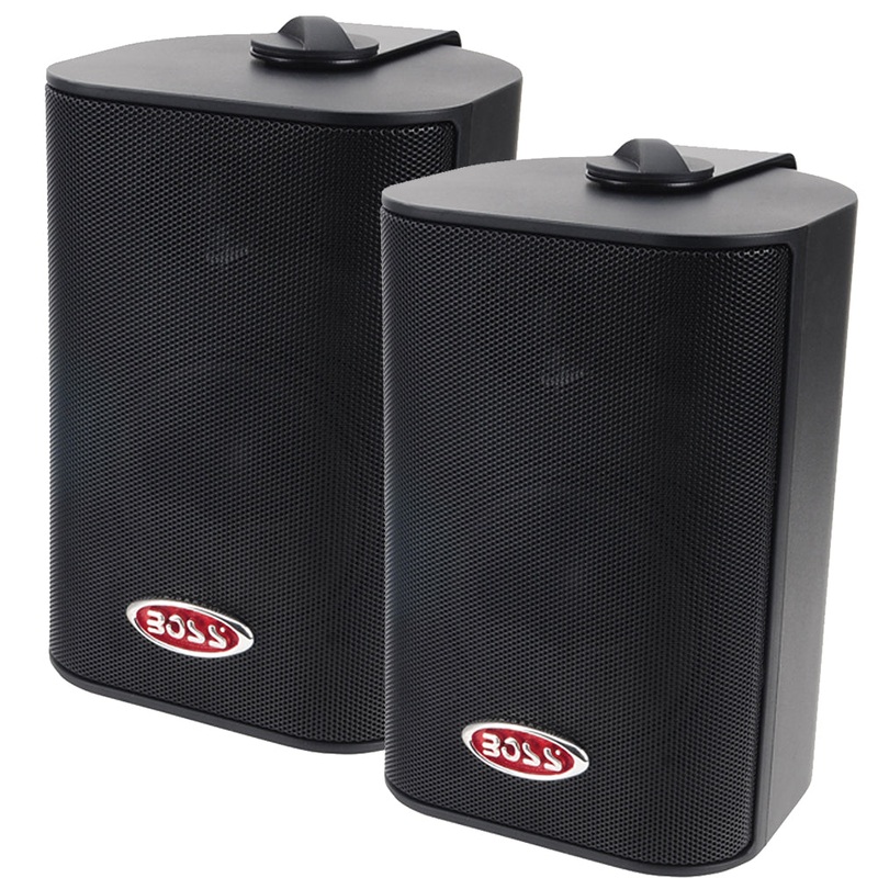 Boss Audio 4″ MR4.3B Box Speakers – Black – 200W [MR4.3B]