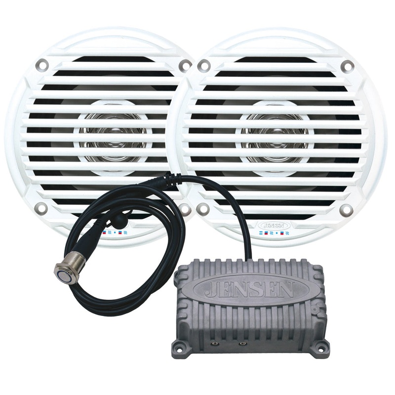JENSEN CPM50 Bluetooth Package – Amplifier  5″ Speakers [CPM50]