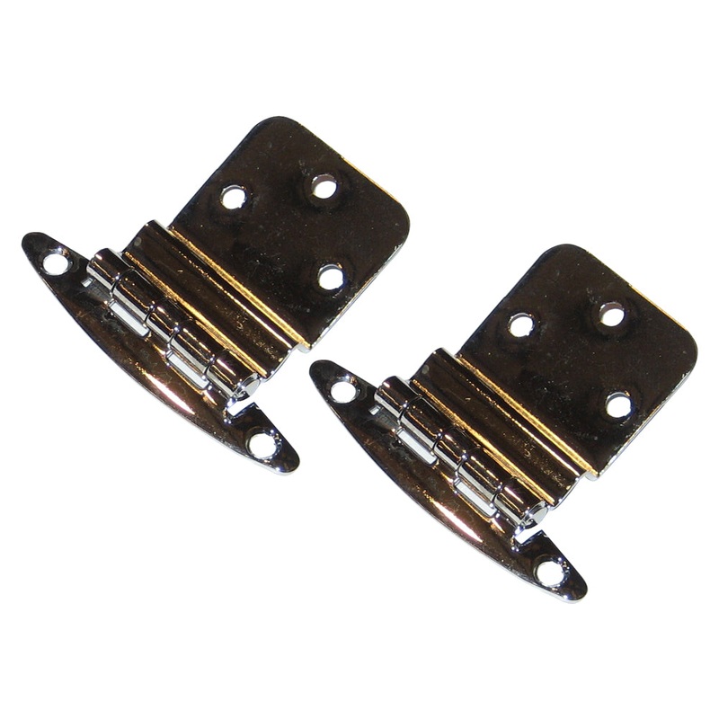 Perko Chrome Plated Brass 3/8″ Inset Hinges [0271DP0CHR]