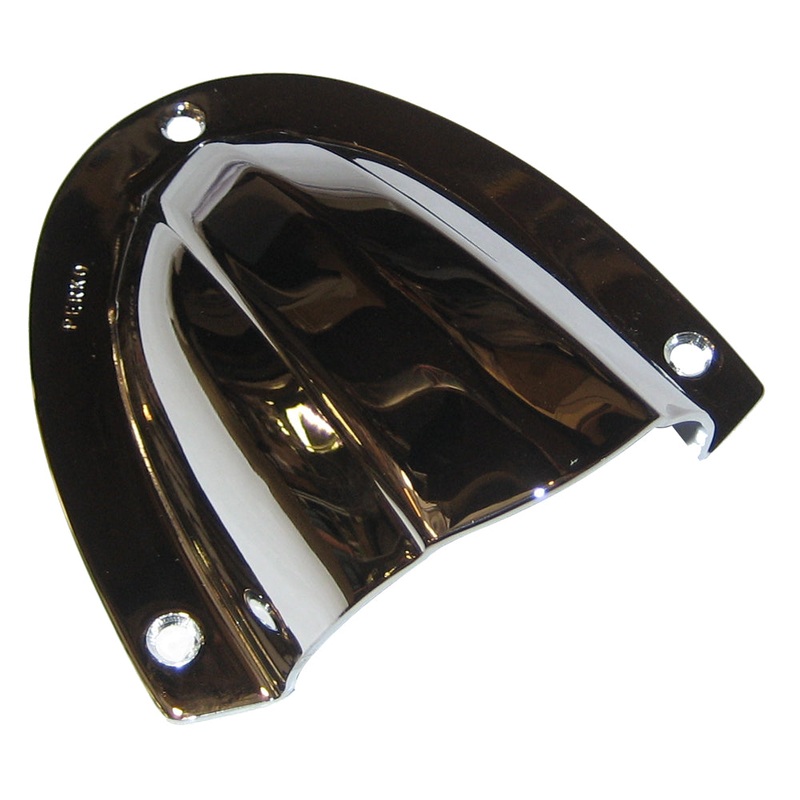 Perko Clam Shell Ventilator – Chrome Plated Brass – 4″ x 3-3/4″ [0339DP0CHR]