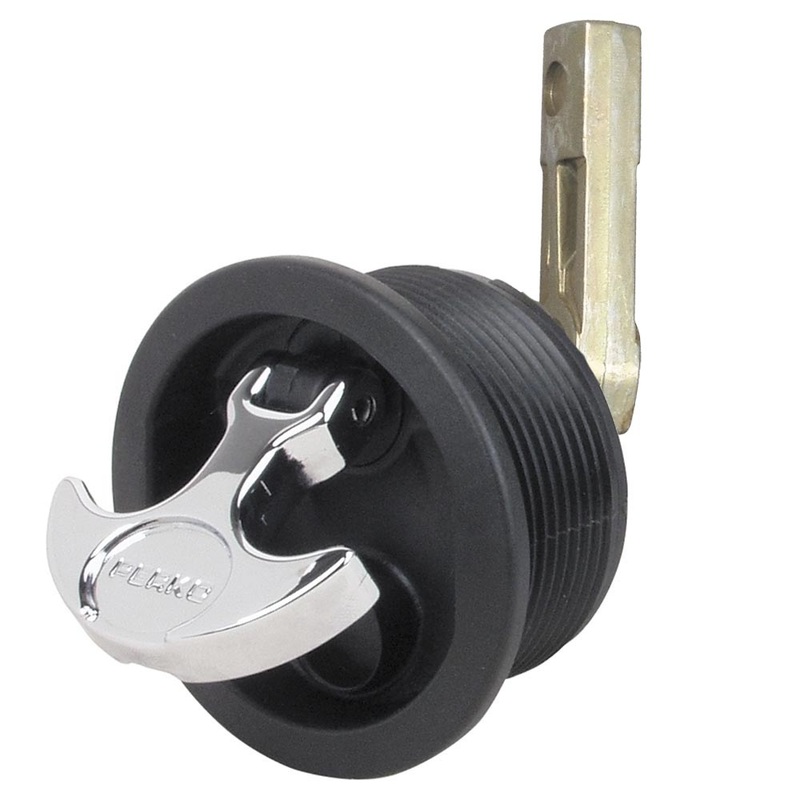 Perko Flush Mount Latch – Straight Cam Bar – 2.5″ Hole – Black [1092DP3BLK]