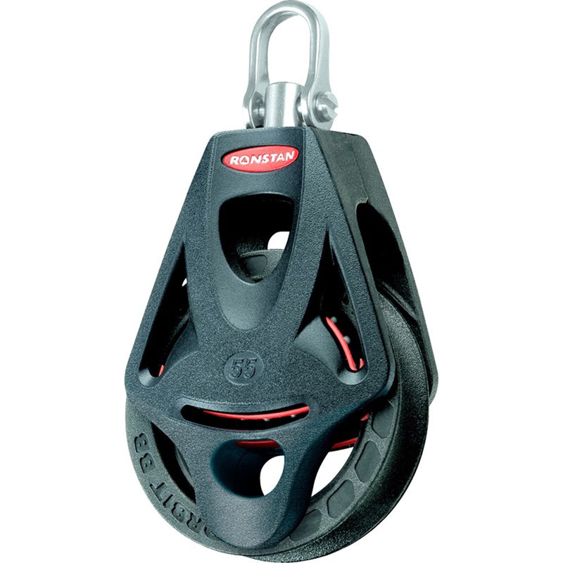 Ronstan Series 55 Ball Bearing Orbit Block – Single – Becket – Swivel Head [RF55110]