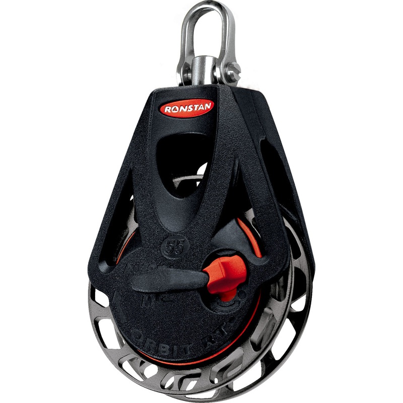 Ronstan Series 55 Ratchet Orbit Block – Single – Swivel Head – Auto & Manual [RF56100]