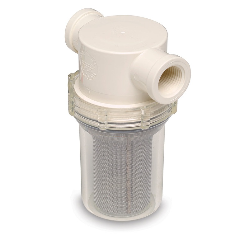 Shurflo by Pentair 1/2″ Raw Water Strainer – 50 Mesh Screen [253-120-01]
