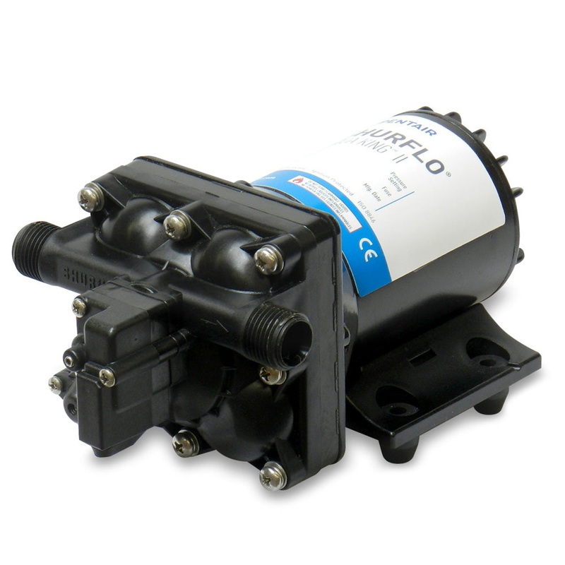 Shurflo by Pentair AQUA KING II Junior Fresh Water Pump – 12 VDC, 2.0 GPM [4128-110-E04]